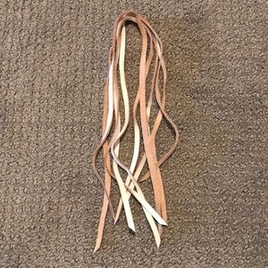 Leather tassels from Rebecca Minkoff purse